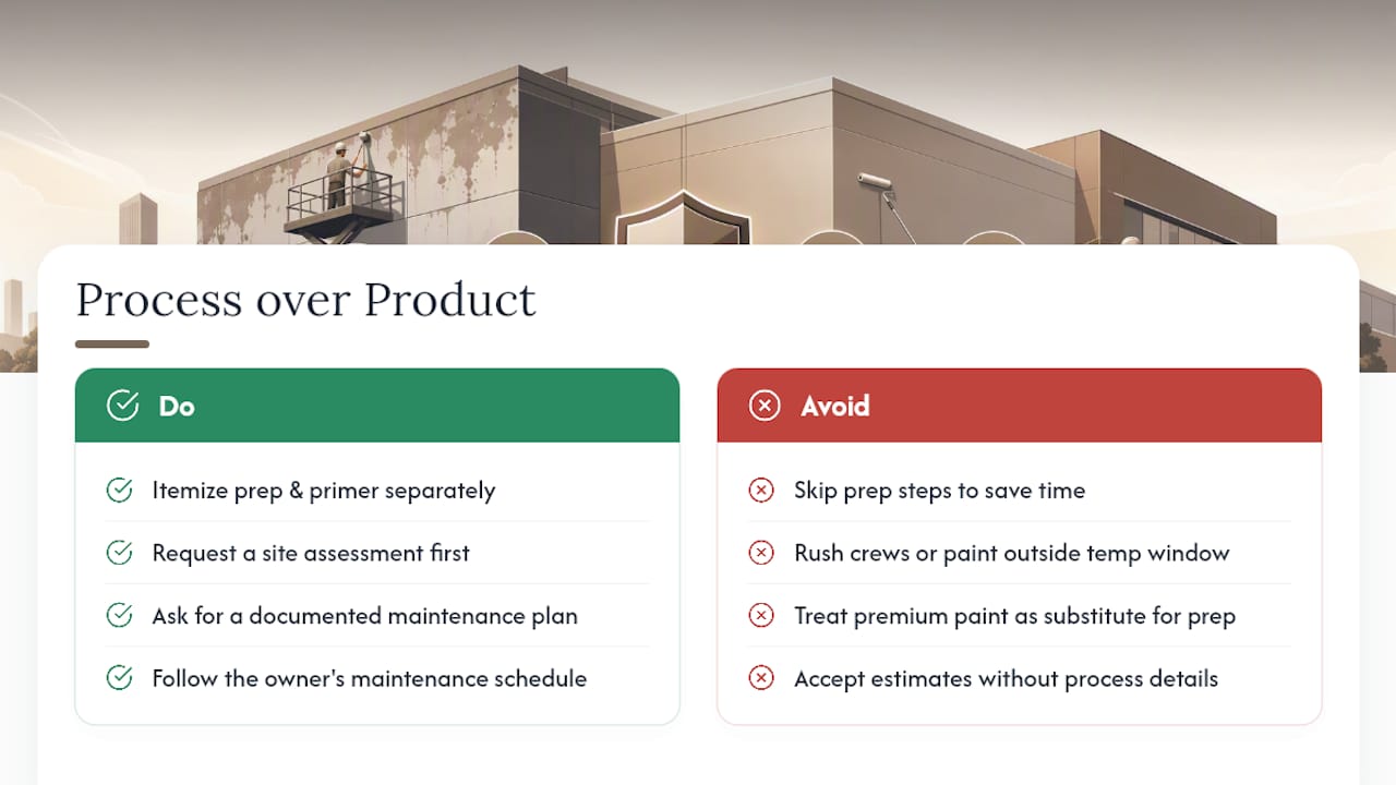 Why Process Matters More Than Product Choice — overview diagram