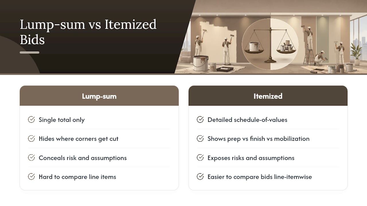 The Real Gap in Most Office Painting Budgets — overview diagram